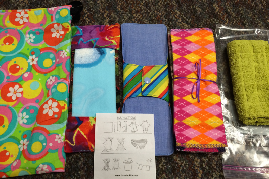 reusable sanitary pads made in Lesotho