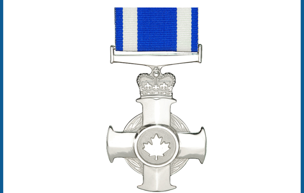 Peg Receives the Meritorious Service Cross!