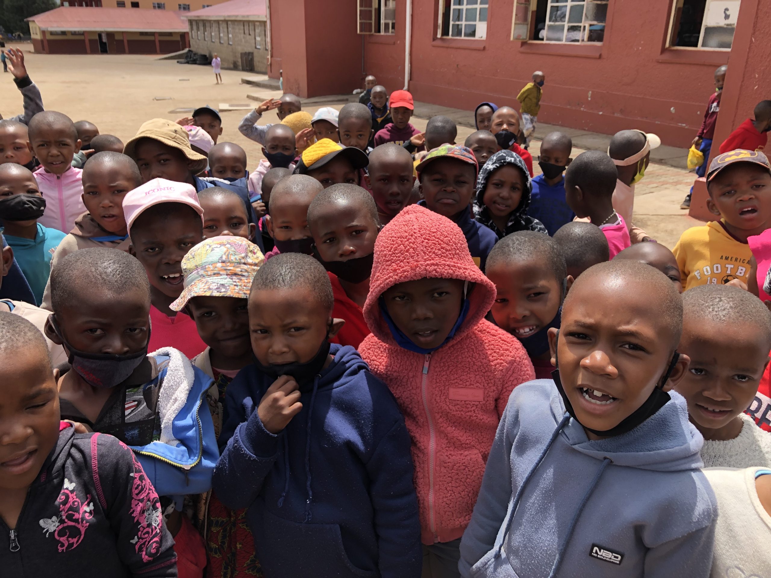 children in village